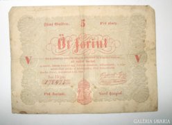 Öt forint -1848