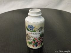 3846 Régi osztrák bécsi porcelán ibolyaváza