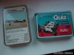 Régi autós repülős kártyák