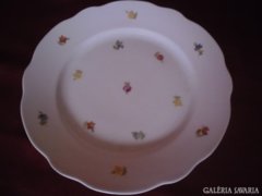 Zsolnay virágmintás nagy lapos tányér