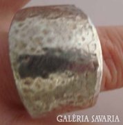 Antik ezüst izraeli kézműves gyűrű 