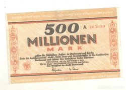500 millió márka 1923. Dortmund