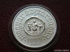 1995-s 1000 Forint ezüst érme 