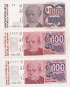 Argentin pénzek 4 db  (Postával)