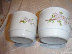 Zsolnay  barack virágos teás  csésze