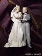 LLADRO esküvői párt ábrázoló Spanyol porcelán figura 