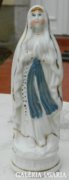 Antik porcelán Lourdes -i szűz Mária szobor - kegytárgy