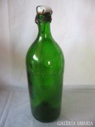 Zöld , porcelán csatos üveg palack 1,5L
