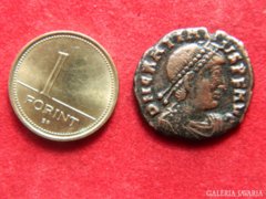 Régi római bronz pénz érme