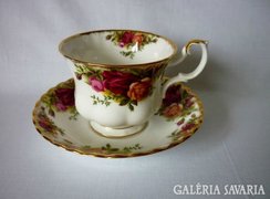 Angol Royal Albert Old Country Roses teás csésze és alj