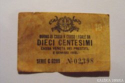 10 Centesimi 1918! Olaszország
