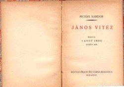 Petöfi: János vitéz  1921/1845-ös Vahot szóközlés