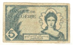 5 francs 1942 Algéria