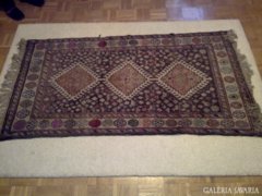 Kézi csomózású, török mintás szőnyeg