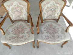 Barokk Chippendal szék 2 db