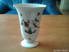 Herendi Rothschild váza. 21 cm-es