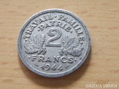 FRANCIA 2 FRANK FRANCS 1944 VICHY