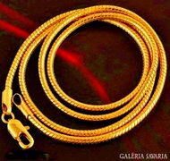 Arany gold filled Kígyó uniszex nyaklánc 