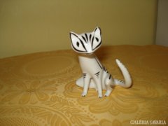 Art deco hollóházi cica