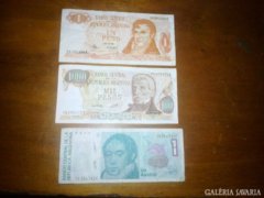 3db argentin bankjegy