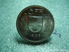 Ezüst 5 frank - 1966 B Svájc 