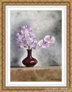 Orchidea-olajfestmény