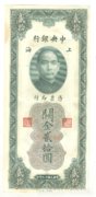 20 customs gold units 1930 Kína XF