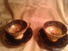 Gyönyörű teás Altwien csészék 2db