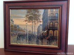 Szert Károly "Múzeum kávéház" című festménye eladó