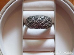 ezüst gyűrű markazit