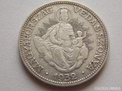 1932. évi ezüst 2 pengő F/VG 01.