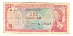 1 dollár 1965. 1. signo. Kelet Karibi Államok
