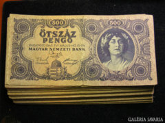 500 pengő 100 darab (1945)
