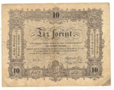 10 forint. 1848. Kossuth bankó. I.