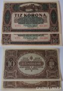 10 korona 1920 Sszk