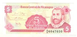 5 centavos 1991. Nicaragua UNC