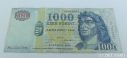 1000 forint 2000 Millennium "DB"
