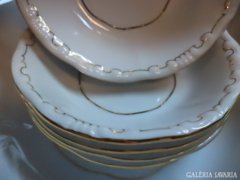 Zsolnay porcelán kompótos készlet 6db.+ a nagy tál
