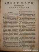 ANTIK BIBLIA 1856-BAN 25 GARASÉRT VETTE VARGA IMRE