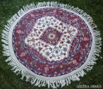 Kerek perzsa szőnyeg kézicsomózás 117cm 