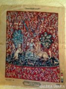 Beautiful handmade tapestry/goblein, unframed