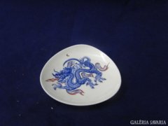 8710 Régi kobaltkék sárkányos porcelán tálka