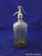 8827 Régi békéscsabai literes szódás üveg 1937
