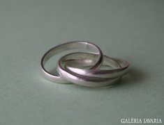 Cartier fazonú ezüst gyűrű
