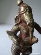 Ganésa indiai isten szobor, rézből