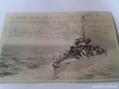 Posta card Torpedó hajó 1912