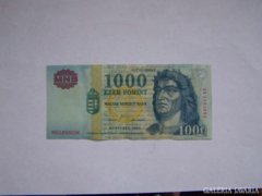Millenium 1000 forint  2000-es