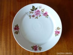 Alföldi porcelán rózsás torta tál lapos tányér
