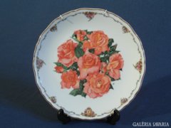 Royal Albert rózsacsokros falra akasztható tányér