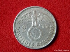 1938-s birodalmi ezüst 2 márka B